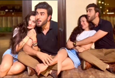 new bffs in town imran abbas ameesha patel get cosy