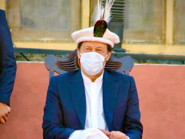 prime minister imran khan at a public gathering in gilgit baltistan photo instagram imrankhan pti