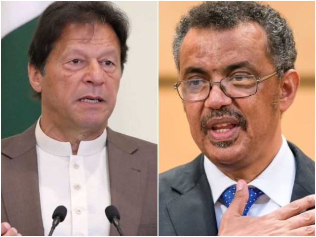 prime minister imran khan called upon who to play its role in engaging member states to remove covid 19 related travel restrictions photo file