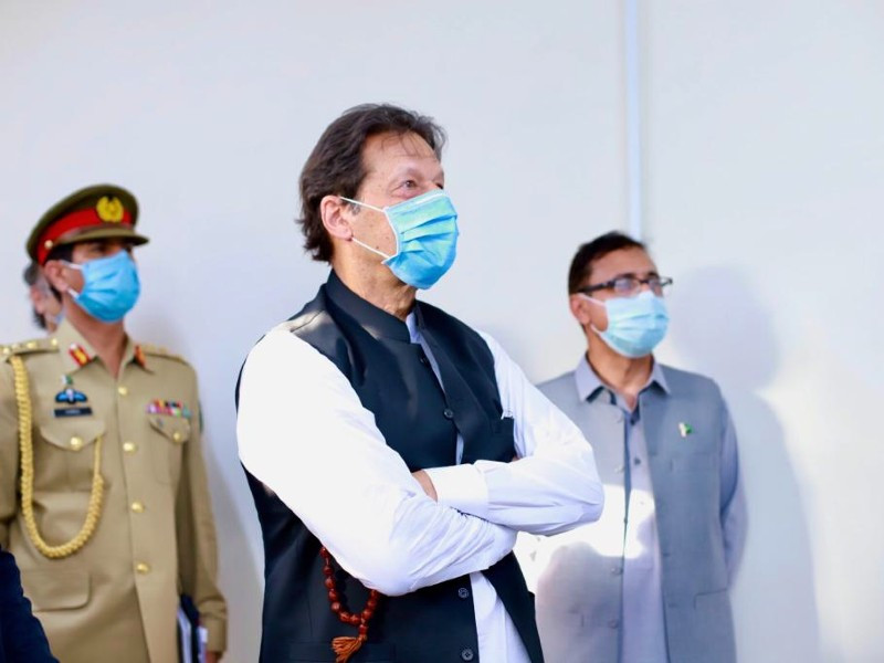 prime minister imran khan inaugurated the first one window ehsaas centre in islamabad on june 9 2021 photo pmo