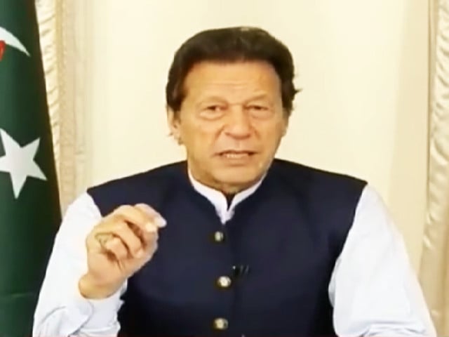 prime minister imran khan addressing a live broadcast session on may 11 2021 screengrab