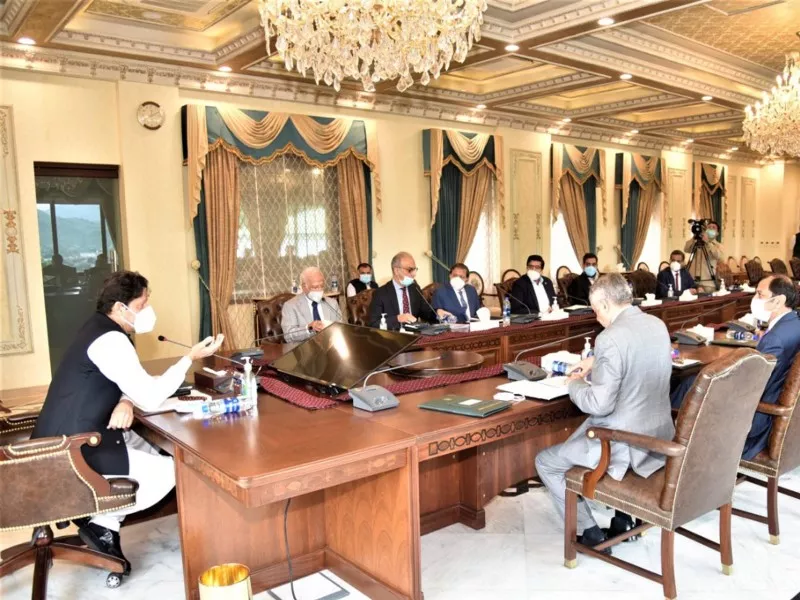 a delegation of leading exporters of pakistan called on prime minister imran khan in islamabad on august 26 2020 photo pid