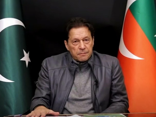 former prime minister imran khan addressing the nation on january 27 2023 screengrab