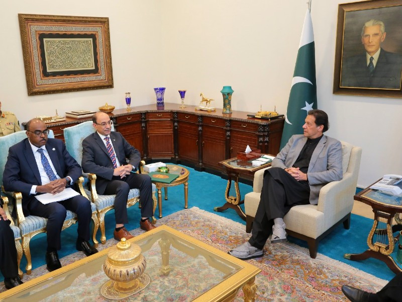prime minister imran khan strongly underscored the need for the islamic world to forge greater unity against the challenges posed by the extremist political ideologies stoking islamophobia photo pmo