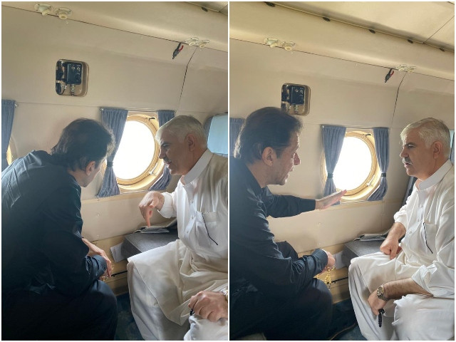 Imran Khan visits K-P's flood-hit areas - Vimarsana News