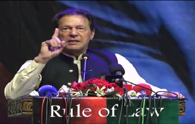 pti chairman imran khan addressing a lawyer convention in peshawar on tuesday oct 25 screengrab pti chairman imran khan addressing a lawyer convention in peshawar on tuesday oct 25 screengrab