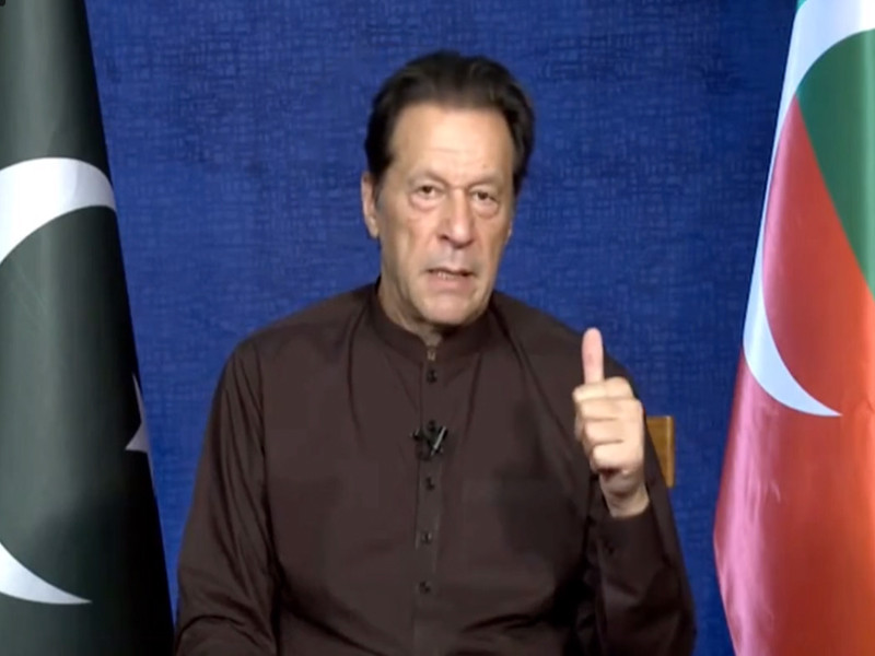 imran khan during the live session screengrab