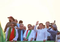 pti chief imran khan along with other party leader during azadi march in islamabad on may 25 2022 photo facebook pti