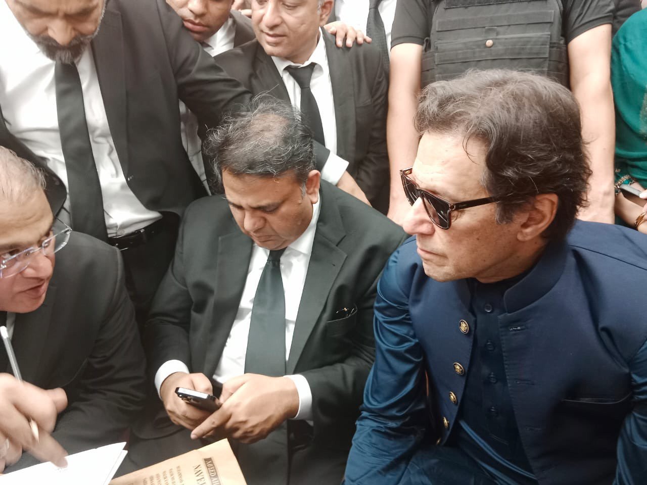 pti chief imran khan at the court premises on april 17 2023 photo twitter pti