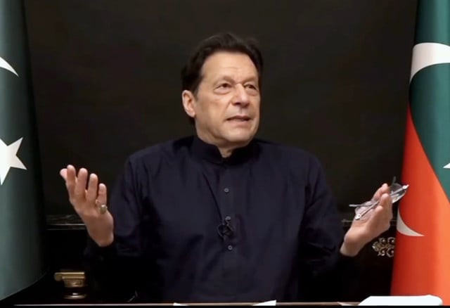pti chief imran khan screengrab pti chief imran khan screengrab
