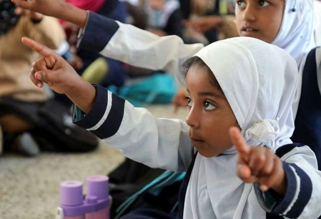 schoolchildren in yemen s city of taez sit on the floor of their bombed out school left in ruins by the ongoing civil war photo afp file schoolchildren in yemen s city of taez sit on the floor of their bombed out school left in ruins by the ongoing civil war photo afp file