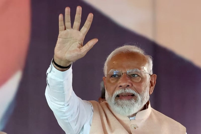 india s prime minister narendra modi speaks during an election campaign rally in meerut india march 31 2024 photo reuters