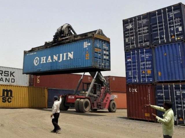 file photo workers signal to a mobile crane operator as he moves a container to stack it at thar dry port in sanand in the western indian state of gujarat april 21 2015 picture taken april 21 2015 reuters amit dave file photo workers signal to a mobile crane operator as he moves a container to stack it at thar dry port in sanand in the western indian state of gujarat april 21 2015 picture taken april 21 2015 reuters amit dave