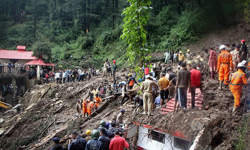 Floods and landslides claim 50 lives in Himachal Pradesh, India