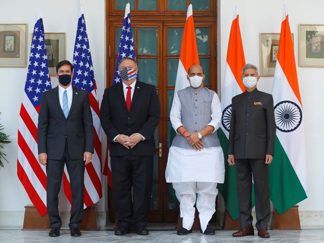 us and indian officials after 2 2 ministerial dialogue in new delhi photo reuters