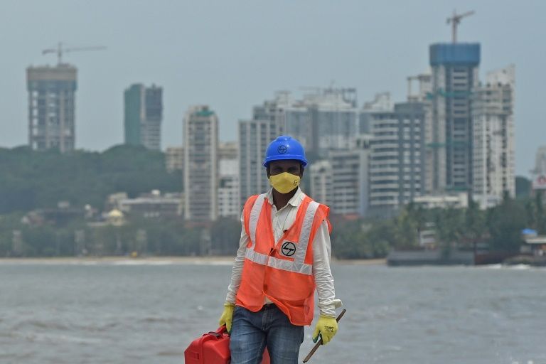 Some workers have returned to Mumbai but more than 10,000 building sites are lying virtually abandoned due to severe labour shortages across the city. PHOTO: AFP
