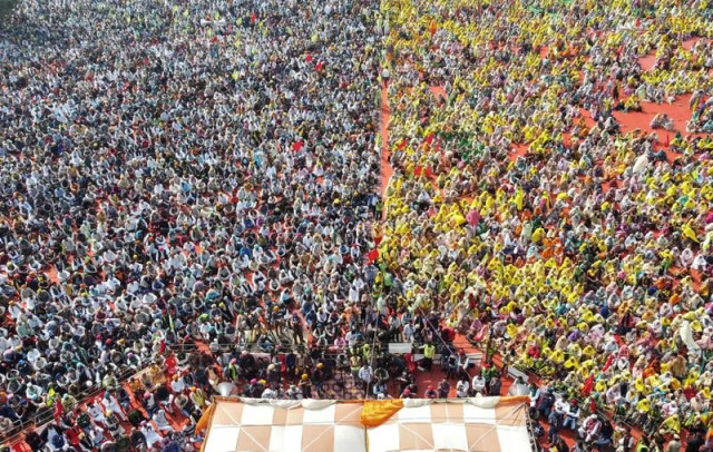farmers and agricultural workers attend a rally against farm laws in barnala state of punjab india february 21 2021 photo reuters farmers and agricultural workers attend a rally against farm laws in barnala state of punjab india february 21 2021 photo reuters