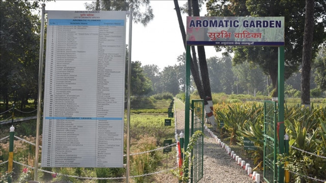 india opens largest aromatic garden in himalayan region india opens largest aromatic garden in himalayan region