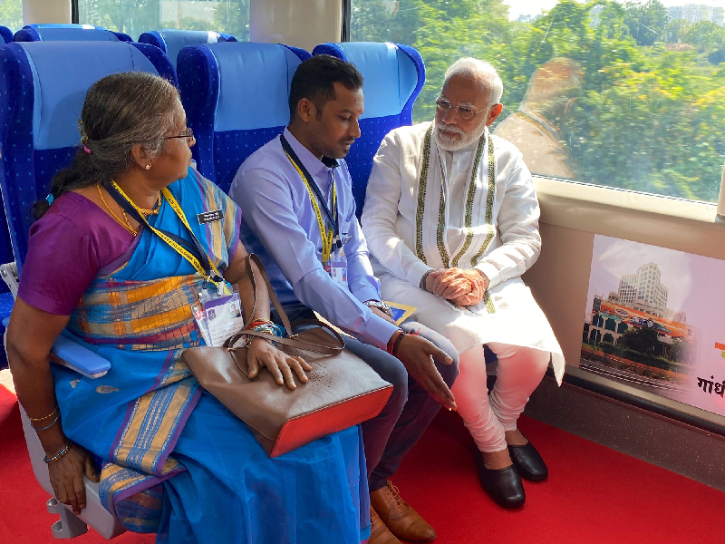 Photo of Modi launches India-made high speed train in modernisation drive