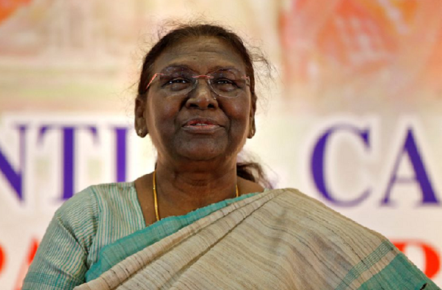 droupadi murmu 64 a female politician who was nominated as presidential candidate by prime minister narendra modi s ruling bharatiya janata party bjp attends a meeting ahead of india s presidential elections in ahmedabad india july 17 2022 photo reuters droupadi murmu 64 a female politician who was nominated as presidential candidate by prime minister narendra modi s ruling bharatiya janata party bjp attends a meeting ahead of india s presidential elections in ahmedabad india july 17 2022 photo reuters