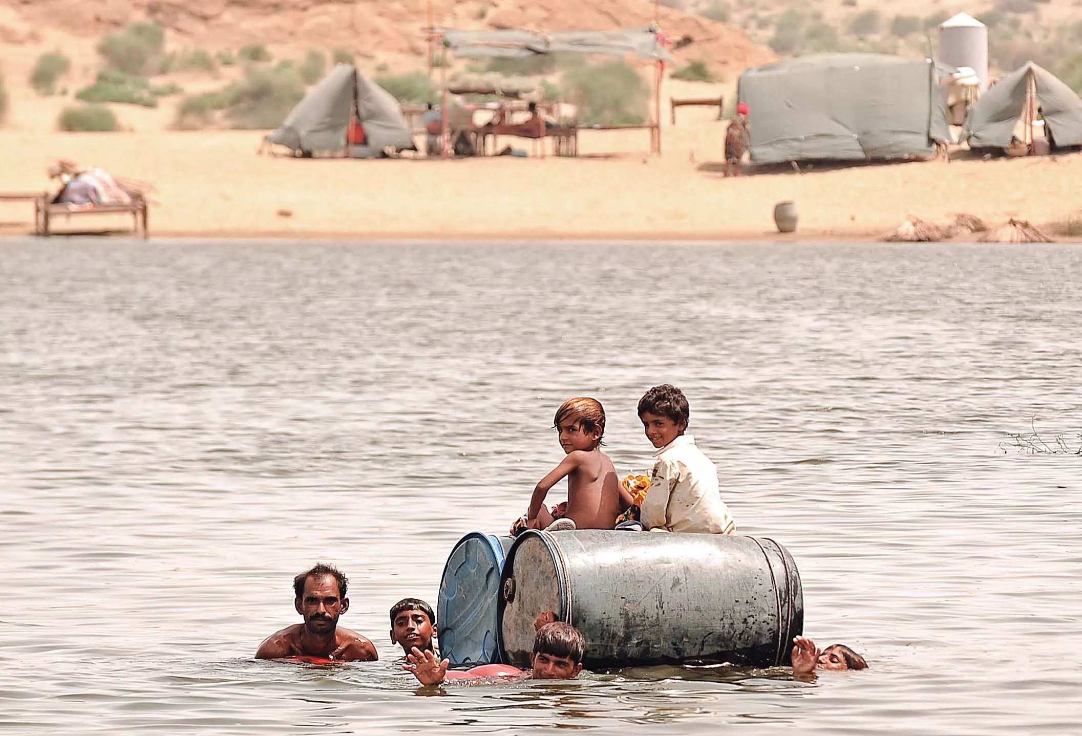 indus highway swept away in floodwater near sehwan indus highway swept away in floodwater near sehwan