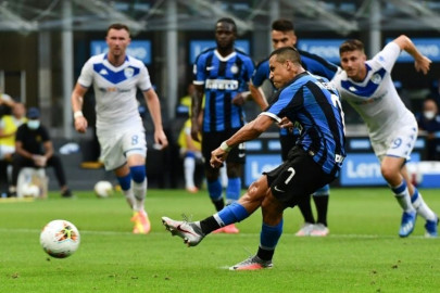 sanchez shines as inter rout brescia sanchez shines as inter rout brescia