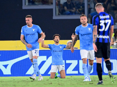 inter slip up as lazio go top of serie a