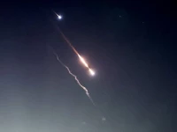 objects are seen in the sky above jerusalem after iran launched drones and missiles towards israel photo reuters objects are seen in the sky above jerusalem after iran launched drones and missiles towards israel photo reuters