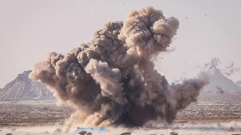a handout photo shows an explosion during military exercises by iran s islamic revolutionary guard corps photo afp
