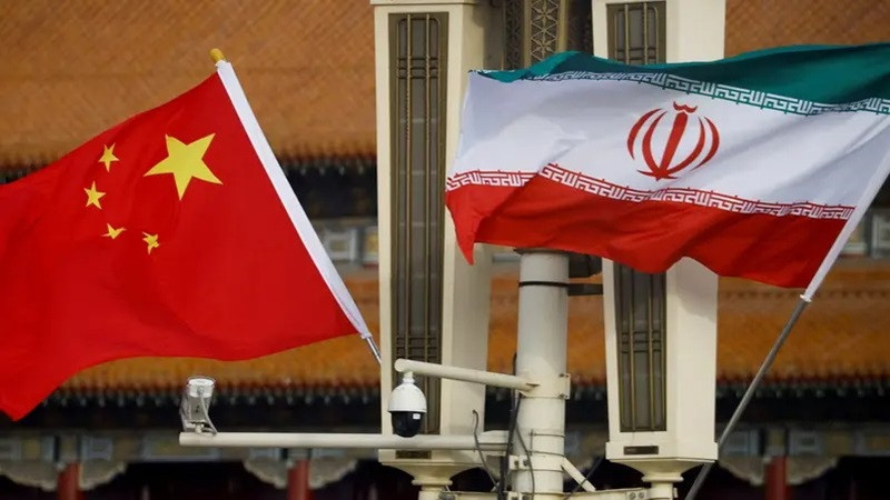 the flags of china and iran photo reuters