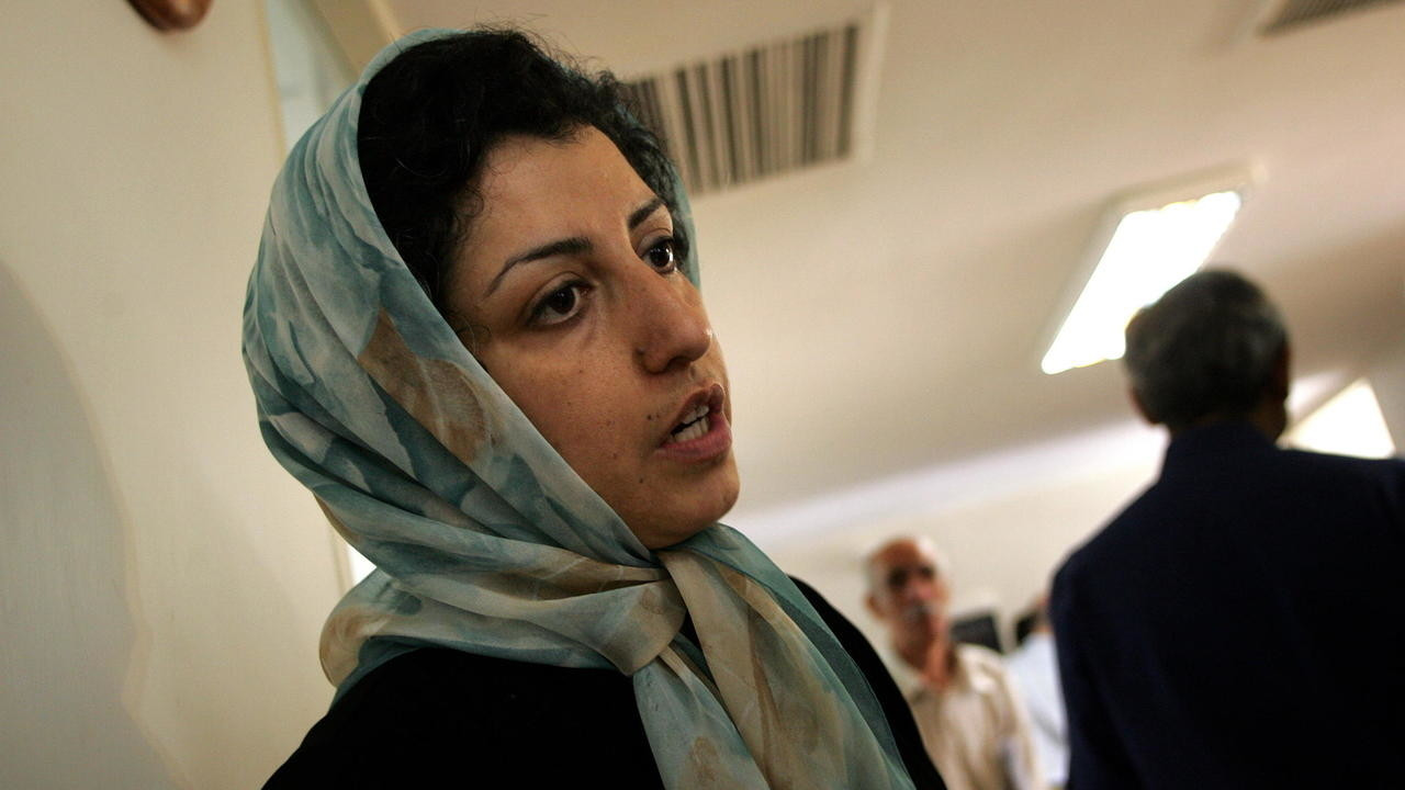 iranian rights activist and journalist narges mohammadi was released from jail in october but faces a return to jail after being handed a new sentence of 80 lashes and 30 months incarceration photo afp file