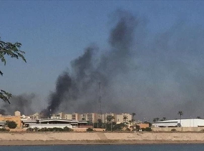 rocket attack hits military camp near baghdad airport