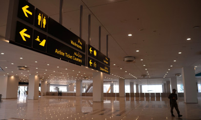 Aircraft parked at Islamabad Airport during temporary Islamabad Flight Suspensions.