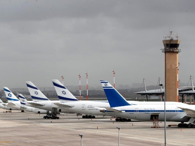 el al israel airlines planes are seen on the tarmac at ben gurion international airport in lod near tel aviv israel march 10 2020 photo reuters file