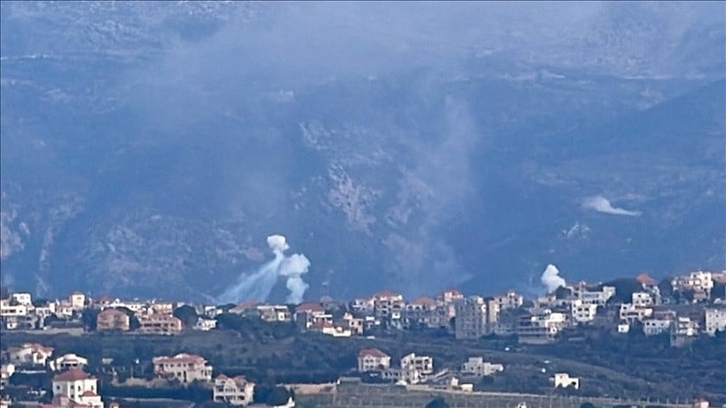 israeli forces also used phosphorus bombs to target the towns of tallouseh adaisseh and kfarkela photo anadolu agency