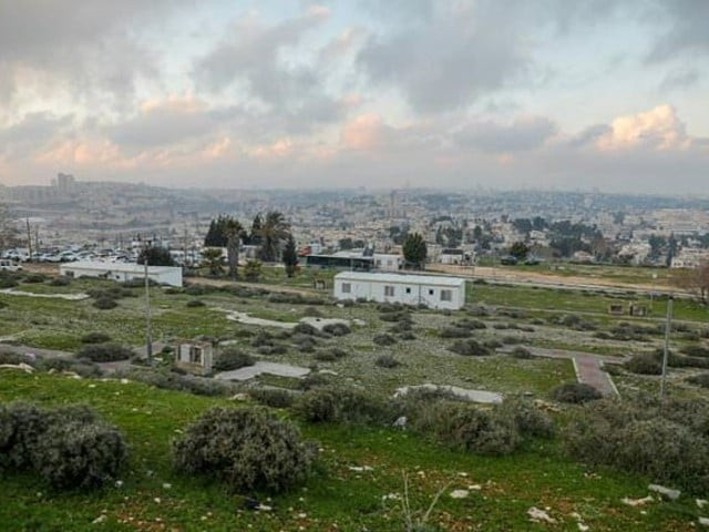 a picture taken on february 20 shows portable cabins in givat hamatos an israeli settlement suburb of annexed east jerusalem photo afp file a picture taken on february 20 shows portable cabins in givat hamatos an israeli settlement suburb of annexed east jerusalem photo afp file