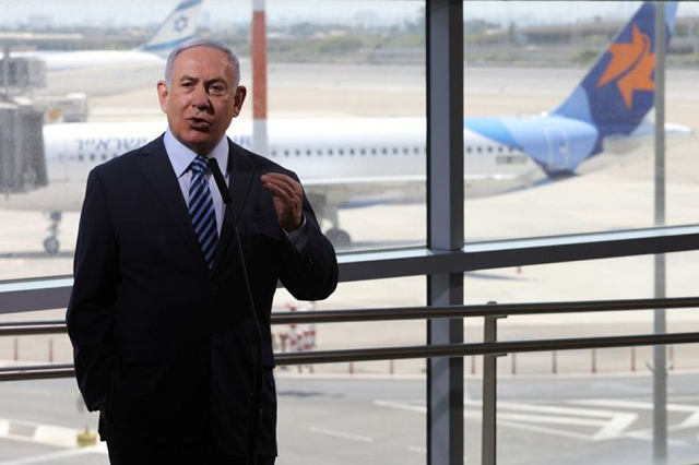 israeli prime minister benjamin netanyahu gestures as he gives a statement at ben gurion international airport in lod near tel aviv israel august 17 2020 photo reuters