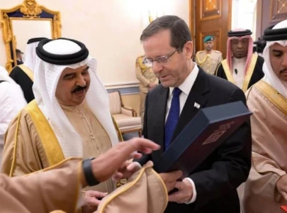 herzog becomes first israeli president to visit bahrain
