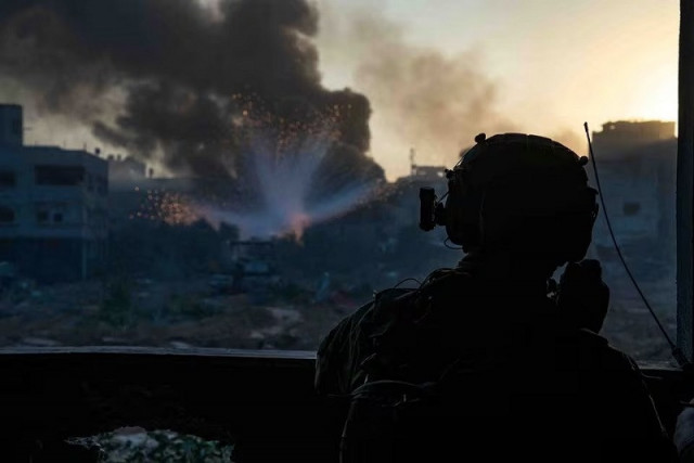 an israeli soldier operates in the gaza strip in this handout picture released on december 29 2023 photo reuters an israeli soldier operates in the gaza strip in this handout picture released on december 29 2023 photo reuters