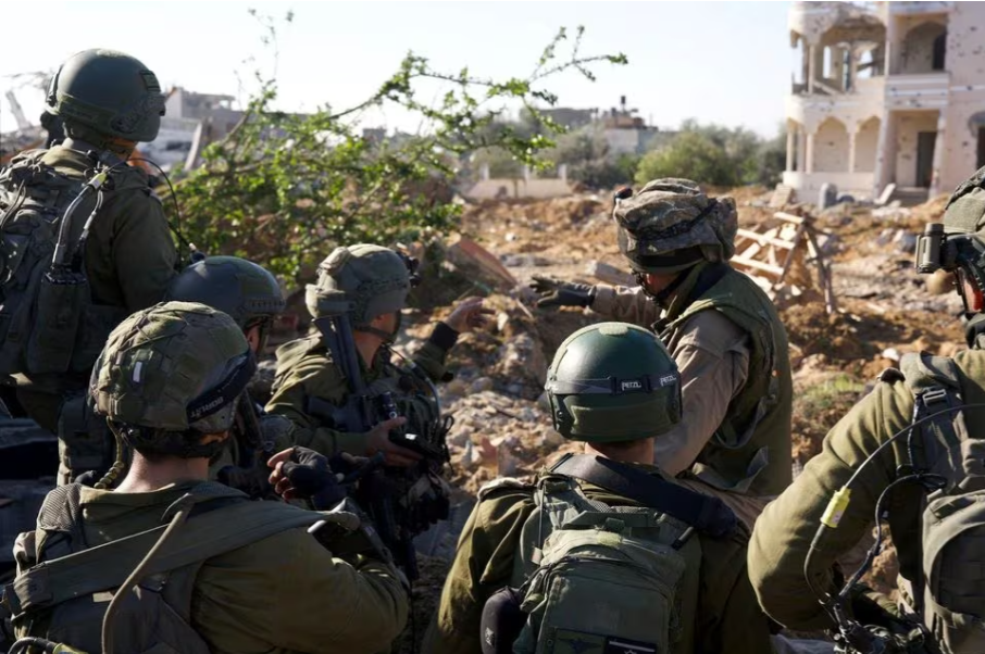 israeli soldiers operate in the gaza strip amid the ongoing conflict between israel and the palestinian group hamas in this undated handout picture released on february 24 2024 israel defense forces handout via reuters