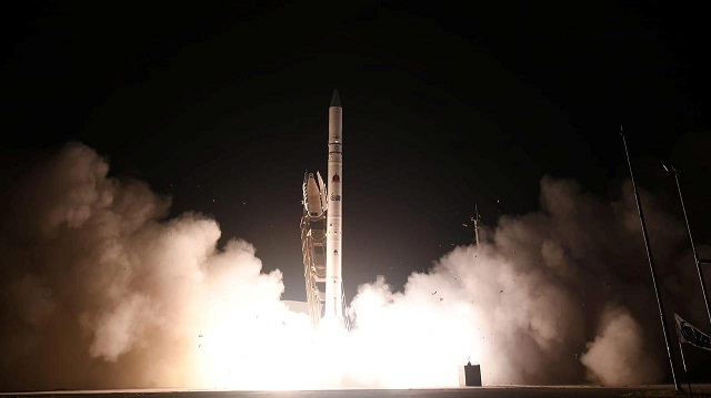 a new israeli spy satellite called ofek 16 is shot into space from a site in central israel july 6 2020 photo reuters