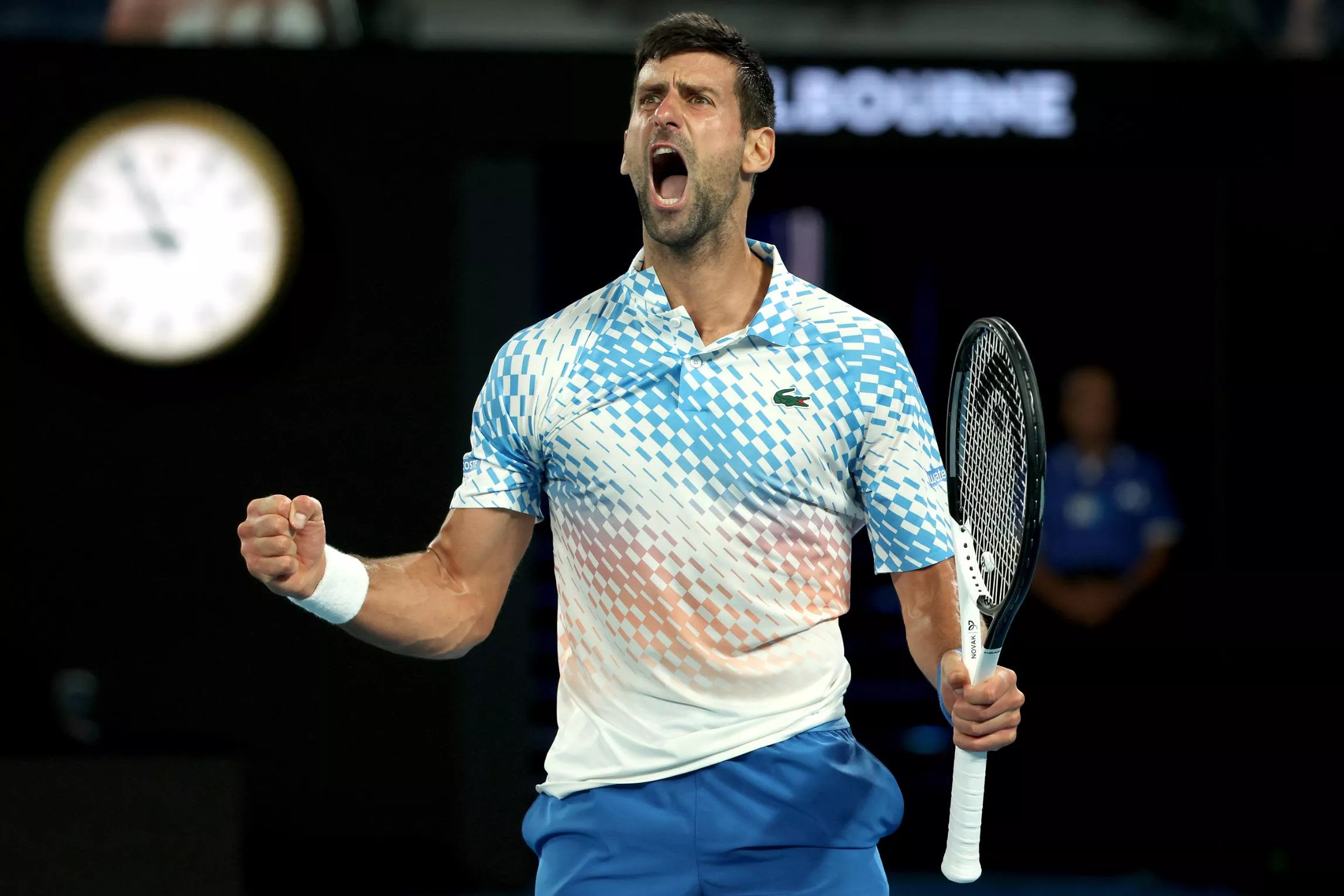 djokovic crushes rublev to reach semi finals