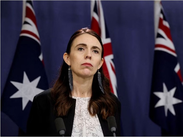 new zealand prime minister jacinda ardern addresses members of the media during a joint news conference hosted with australian prime minister anthony albanese following their annual leaders meeting at the commonwealth parliamentary offices in sydney australia july 8 2022 photo reuters