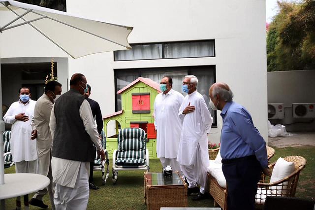 dissident leader jahangir tareen meeting pti lawmakers at his residence in lahore photo facebook jahangirktareen dissident leader jahangir tareen meeting pti lawmakers at his residence in lahore photo facebook jahangirktareen