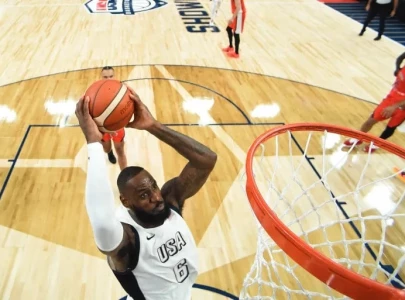 lebron james helps us win exhibition series with 5 0 record lebron james helps us win exhibition series with 5 0 record
