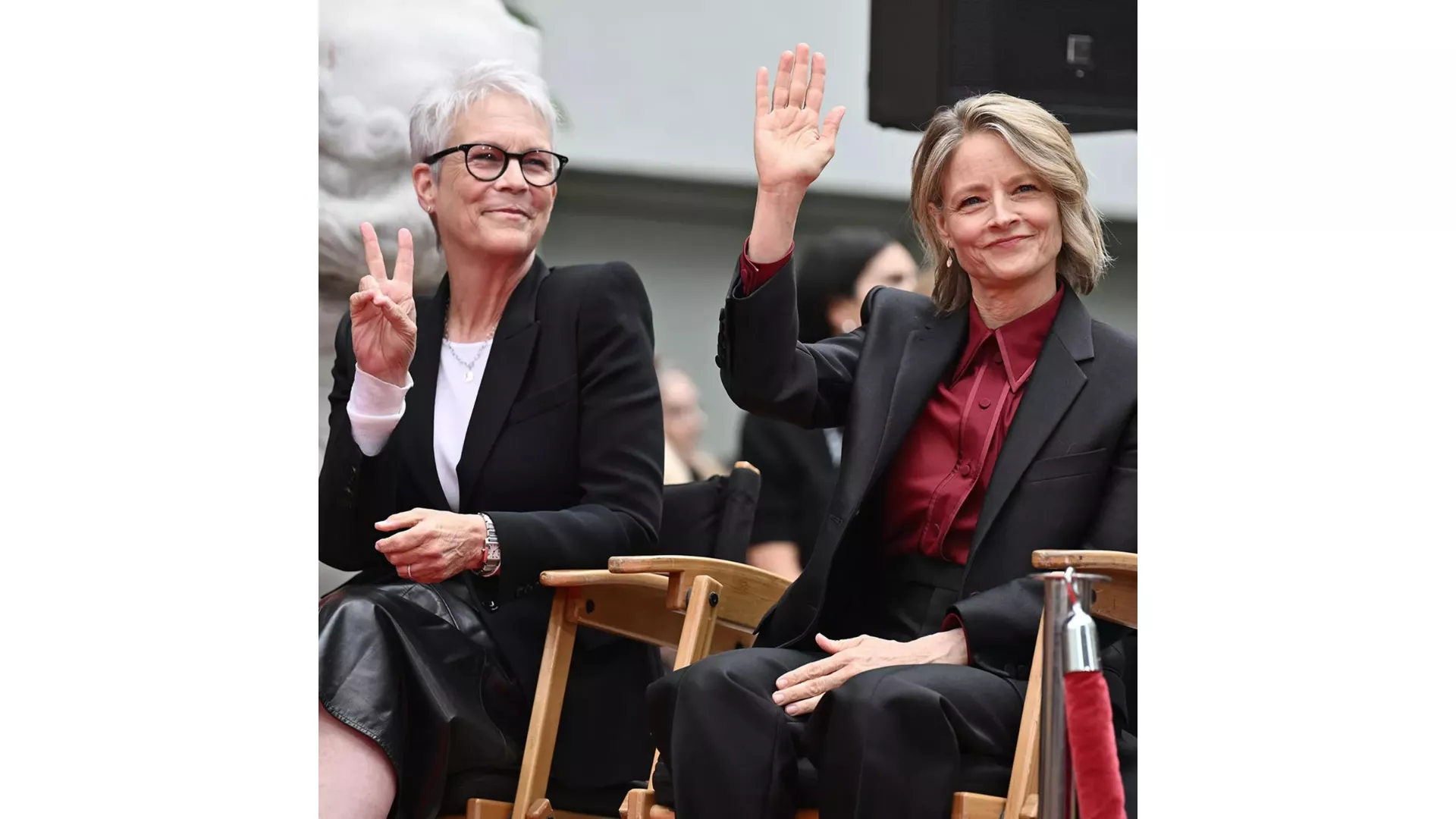 jamie lee curtis and jodie foster photo michael buckner variety via getty jamie lee curtis and jodie foster photo michael buckner variety via getty