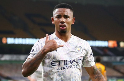 manchester city s brazil striker jesus out for a month says guardiola manchester city s brazil striker jesus out for a month says guardiola