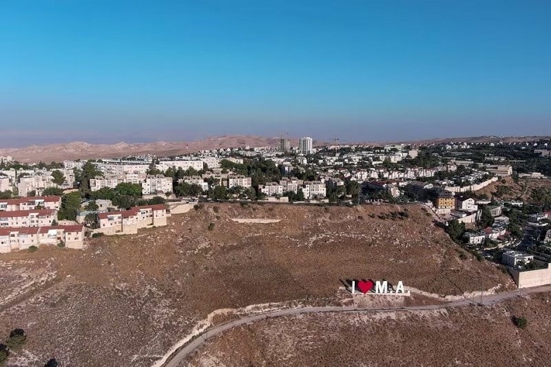 an aerial view shows the jewish settlement of maale adumim in the israeli occupied west bank june 25 2023 photo reuters