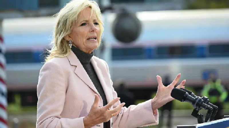 jill biden could transform the role of us first lady if she continues to teach full time while she also fulfills her duties at the white house photo afp file