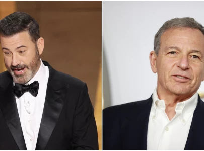 jimmy kimmel presents ai version of bob iger at disney upfront jimmy kimmel presents ai version of bob iger at disney upfront